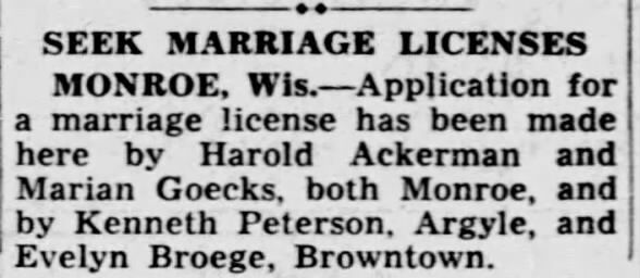 Marriage of Peterson / Broege